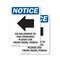 Signmission No Deliveries To This, 7 in W x Rectangle, Plastic OS-2PACK-NS-P-710-V-14477 - alternate 1
